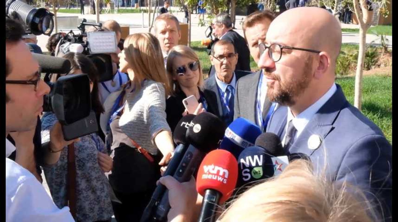 Charles Michel depuis Marrakech: "Veiller à ce que la Belgique se situe du bon côté de l'Histoire"