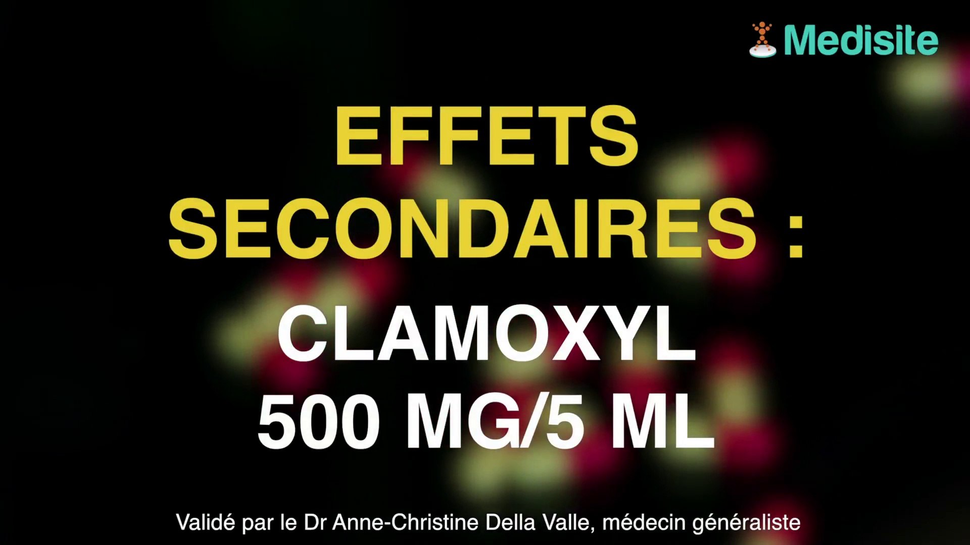 Les Effets Secondaires Du Clamoxyl 500 Mg 5 Ml Video Dailymotion