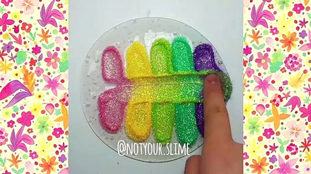 Mixing Too Much Glitter Into Clear Slime | Satisfying Slime Compilation (Sep) #6 | ASMR Videos