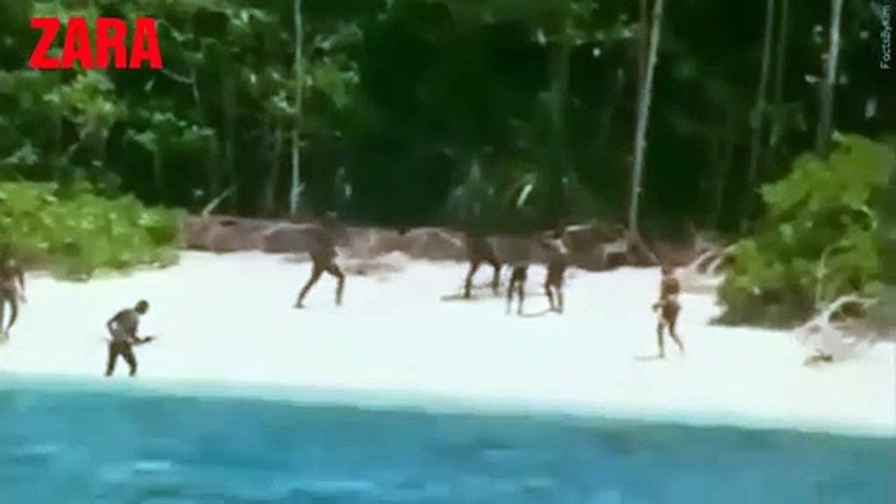 The Original Video of Sentinelese Tribal Taken From the Ship 100% True #sentinelese #andaman #tribal  USA Missionary got killed here