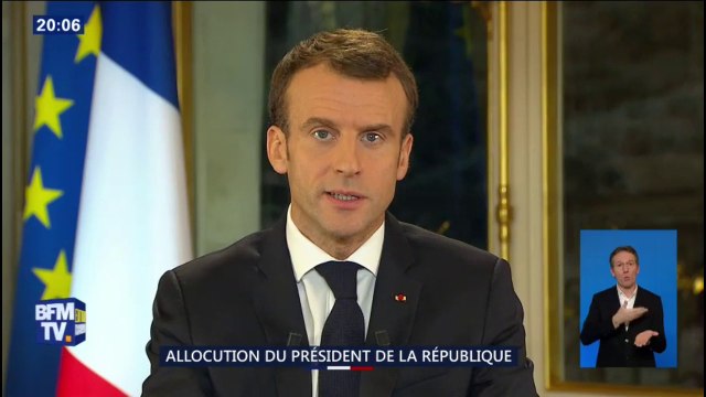 Emmanuel Macron annonce que le salaire d'un travailleur au smic augmentera de 100 euros par mois dès 2019