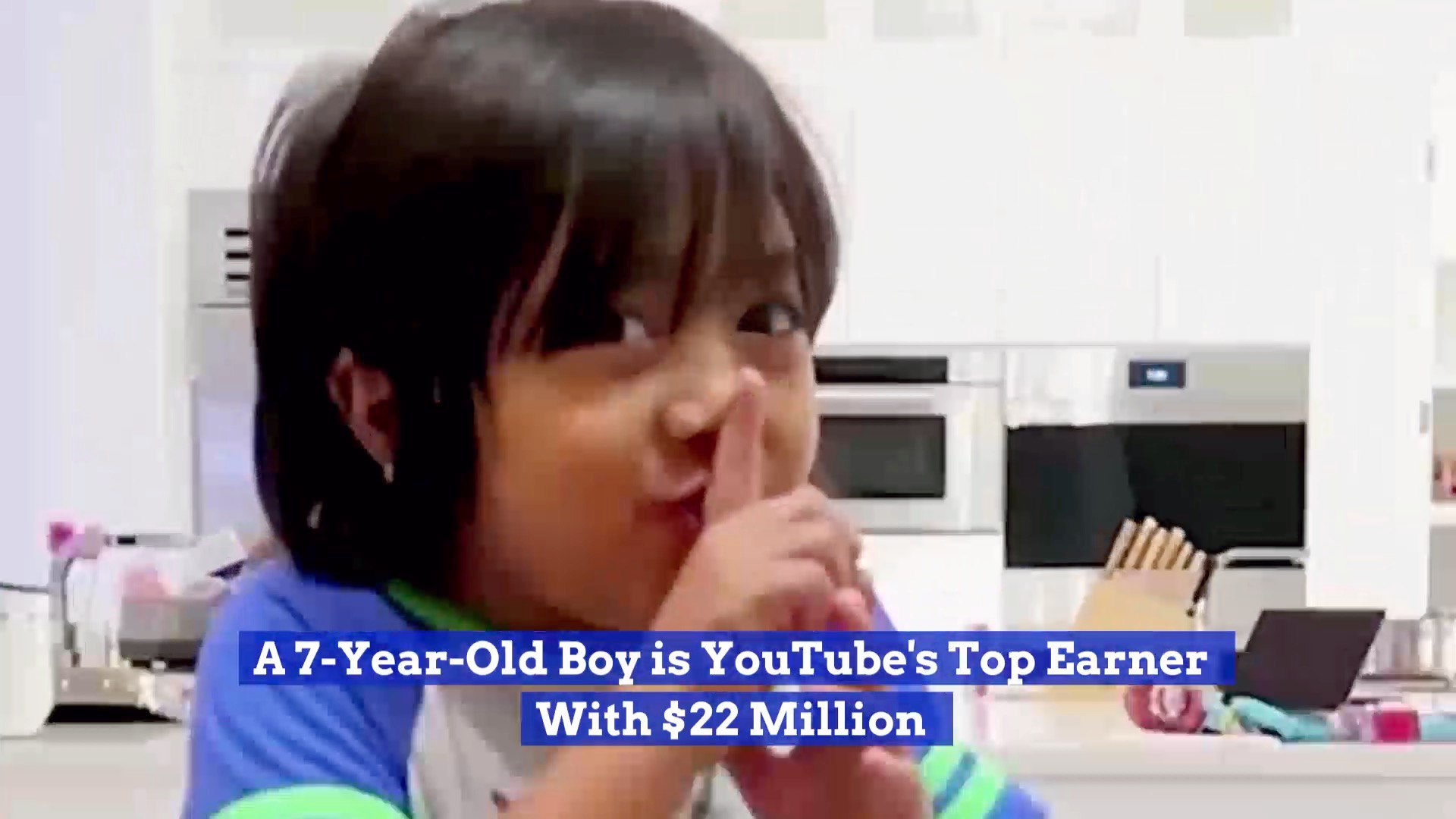 Here S A 7 Year Old That Made 22 Million On Youtube Video