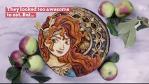 Making Edible Art Fruit Pies Out Of Disney Princesses