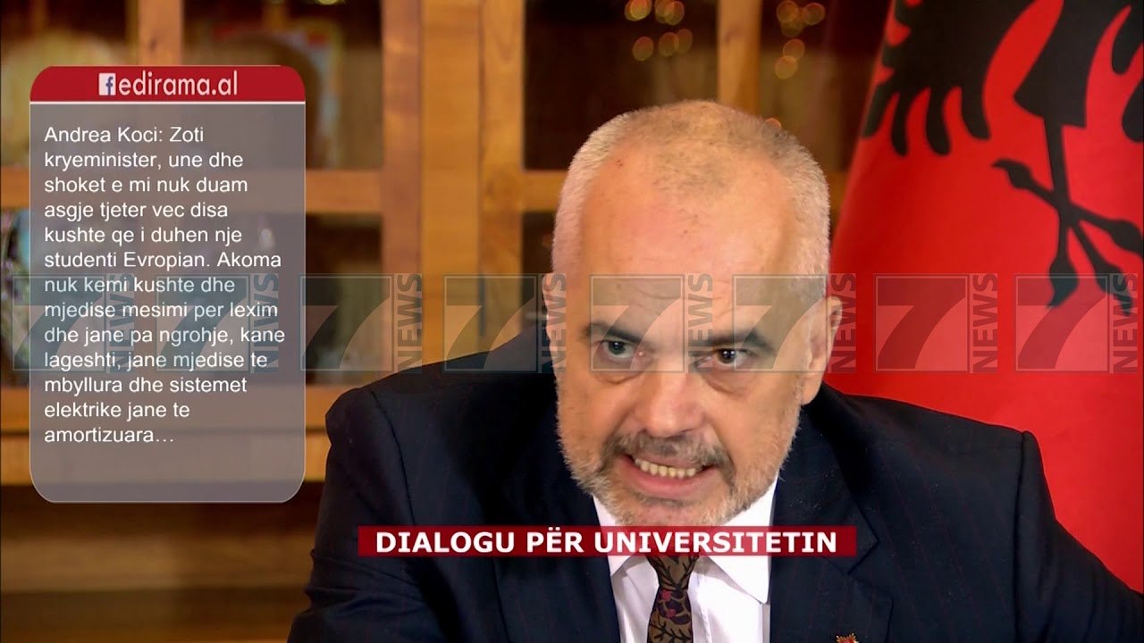 RAMA I GATSHEM TE DISKUTOJE KERKESAT E STUDENTEVE  - News, Lajme - Kanali 7