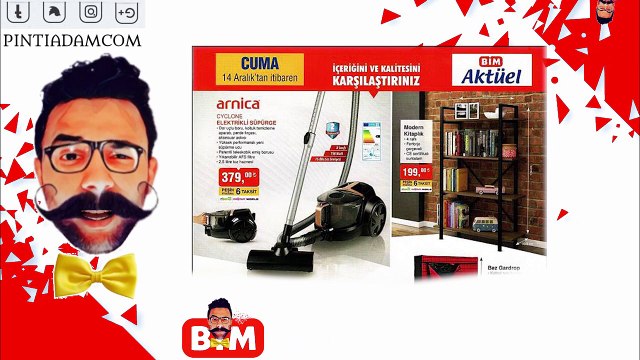 BIM ARNICA CYCLONE ELEKTRIKLI SUPURGE DETAYLI ILK BAKIS - PINTI AKTUEL URUN INCELEME-
