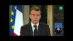 Les 4 annonces principales de Macron pendant son allocution