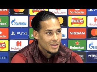 Virgil Van Dijk Full Pre-Match Press Conference - Liverpool v Napoli - Champions League