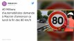 L'association 40 Millions d’automobilistes réclame l’abandon des 80 km/h à Emmanuel Macron