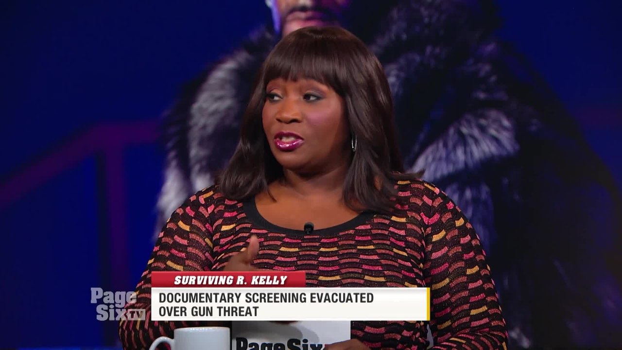 .@lifetimetv's screening of the #SurvivingRKelly documentary was evacuated due to a gun threat, but that didn't stop accusers from speaking out against the rapper. Tune in to #PageSixTV for the inside story.