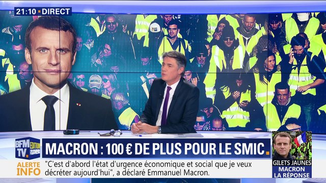 Crise des gilets jaunes: Ce qu’il faut retenir de l’allocution d’Emmanuel Macron (3/4)