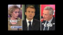 Macron a contredit certains de ses ministres pendant son allocution