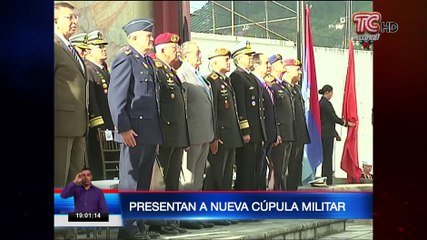 Presentan a nueva cúpula militar