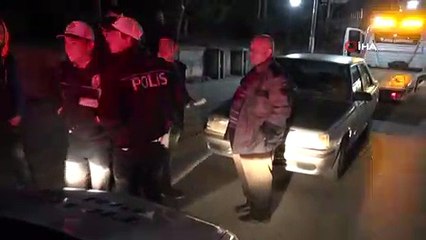 Ters yolda yakalanan sürücünün aracına el konuldu