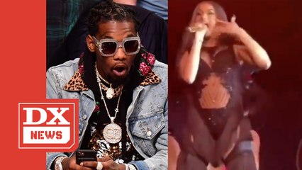 Cardi B Changes "MotorSport" Lyrics To Rap About Divorcing Offset At B96 Jingle Bash 2018