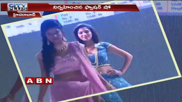 Models ramp walk at fashion show ;Hyderabad