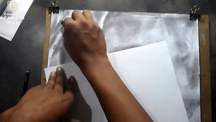 How to draw scenery of moon light sketch (334)