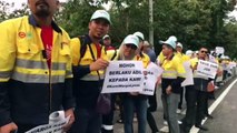Lynas workers demonstrate in front of Parliament