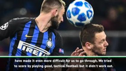 We find it hard to win when we need to - Inter's de Vrij