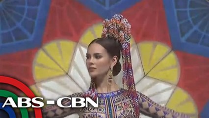 Download Video: UKG: Catriona Gray, inirampa ang national costume na may temang Luzon, Visayas at Mindanao