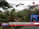 Ngeri! Detik-detik Angin Puting Beliung Terjang Cianjur