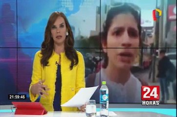 Pareja acusada de rociar gas pimienta a mujer registra antecedentes