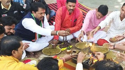 Results 2018 :  Madhya Pradesh में नतीजों से पहले Congress की जीत का महायज्ञ | वनइंडिया हिंदी