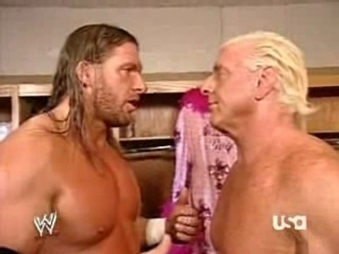 Raw 31 12 07 Triple H & Ric Flair Backstage
