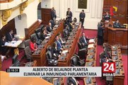 De Belaúnde propone abolir al inmunidad parlamentaria
