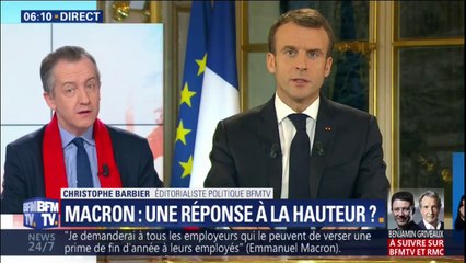 ÉDITO - Le président a t-il répondu aux attentes ? Pour Christophe Barbier, "il a fait le job"