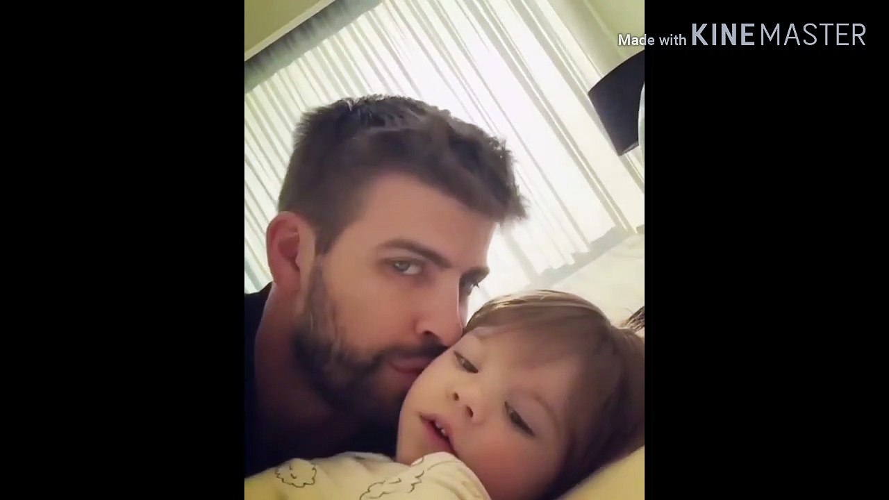 Mira el tierno video de Gerard Piqué con su hijo Sasha