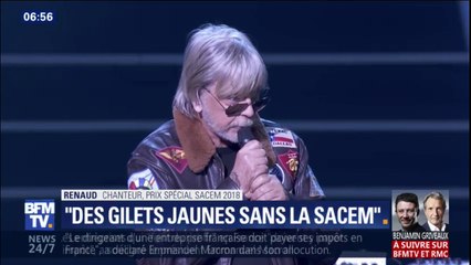 Renaud: "Sans la Sacem, nous serions des gilets jaunes"