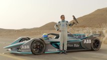 Felipe Massa compite con el animal más rápido del planeta antes del debut en la Fórmula E