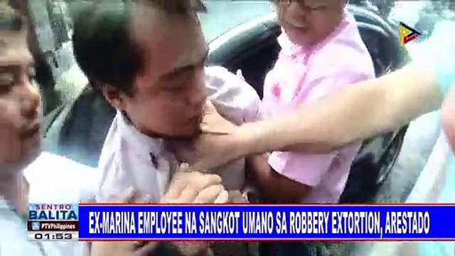 Ex-MARINA employee na sangkot umano sa robbery extortion, arestado