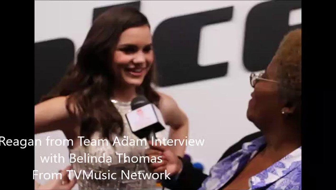 The Voice - Top 8 Interview  - Reagan from Team Adam