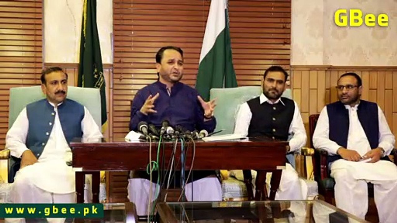 Chief Minister Gilgit-Baltistan Hafiz Hafeezur Rehman Press Conference at GB House in Islamabad