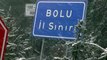 Anadolu Otoyolu ve Bolu Dağı'nda kar yağışı başladı - BOLU/DÜZCE