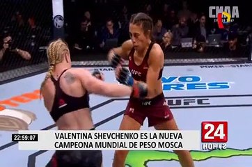 UFC 231: Valentina Shevchenko es la nueva campeona de peso mosca