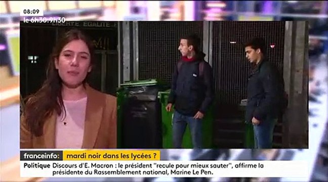 La mobilisation de lycéens se poursuit, moins de blocages que la semaine dernière