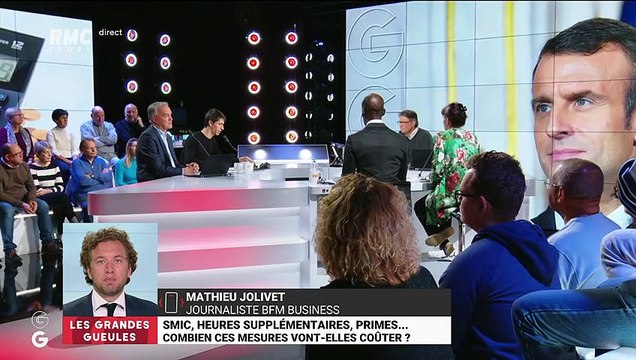 A la Une des GG : Smic, heures supplémentaires, primes, combien ces mesures vont-elles coûter ? - 11/12