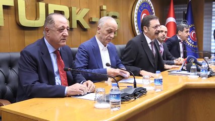 İşçi ve işveren temsilcilerinden Türk-İş'e ziyaret - ANKARA