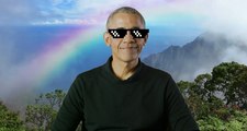 باراك أوباما يظهر بفلتر كوميدي في فيديو طريف موجهاً رسالة للشباب