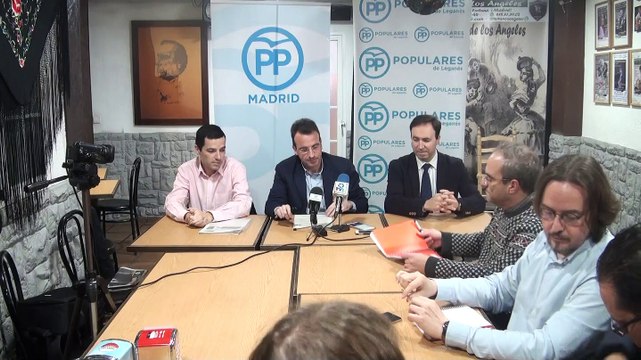 Rueda de prensa del Partido Popular de Leganés del 11 de diciembre de 2018