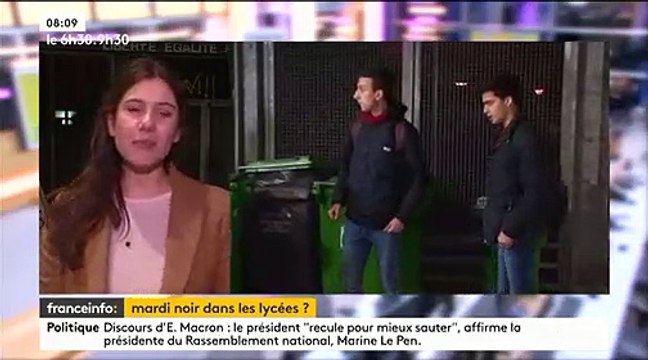 EN DIRECT - Mardi noir dans les lycées : 170 établissements sont perturbés, dont une soixantaine bloqués, ce matin selon l'Education nationale