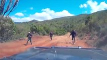 Un couple tombe sur trois hommes armés de machettes sur une route au Kenya