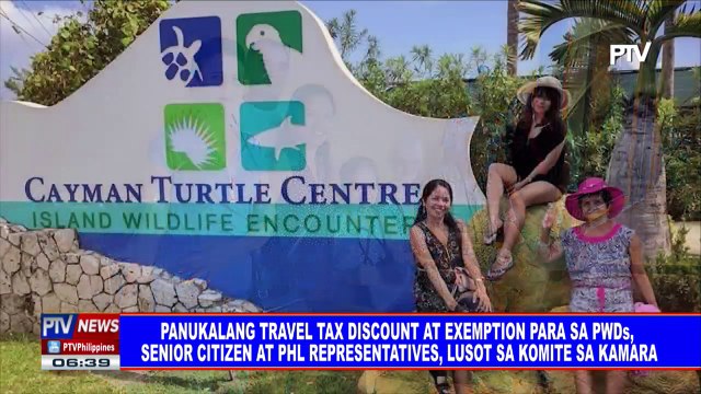 Panukalang travel tax discount at exemption para sa PWDs, senior citizen at PHL representatives, lusot na sa komite sa Kamara