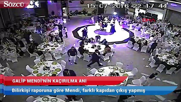 Jandarma eski Genel Komutanı Galip Mendi’nin kaçırılma anı güvenlik kamerasında