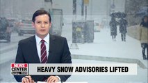 Heavy snow advisories lifted but roads still icy