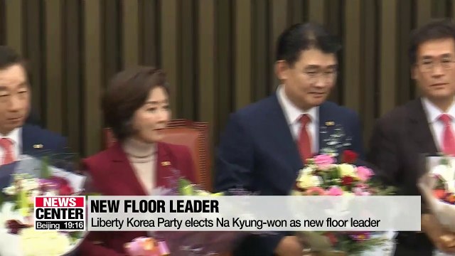 Main opposition Liberty Korea Party elects Na Kyung-won as new floor leader