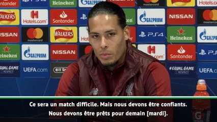 Groupe C - Van Dijk : "Nous devons croire en nous"