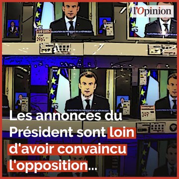 Gilets jaunes: les mesures d’Emmanuel Macron peinent (vraiment) à convaincre l’opposition